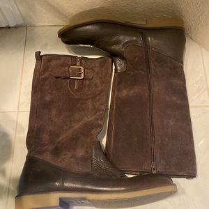 Zara Girls (Women) Make a wish leather boot. NWOT